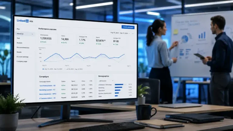 LinkedIn Ads pour PME : guide pour réussir vos campagnes