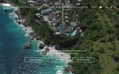Capture du site Biu Biu Resort Bali