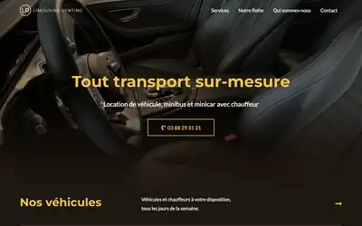 Capture du site Cab Service